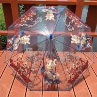 奥特曼赛罗透明伞儿童宝宝雨伞学生自动男女孩卡通幼儿园公主超轻