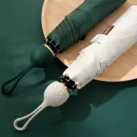 全自动折叠晴雨伞s两用女太阳伞防晒防紫外线女神简约森系遮阳伞