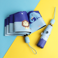 全自动儿童雨伞女童宝宝男童小学生折叠轻便小孩幼儿园收缩雨具伞