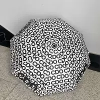 超火ins韩风cdg三折叠晴雨防晒便携晴雨两用黑胶男女手自动伞