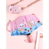 儿童雨伞女男小学生全自动折叠轻便小公主大童小孩男童女童安全伞