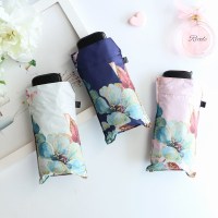 超轻迷你折叠五折伞女神两用伞防晒防紫外线迷你遮阳太阳伞晴