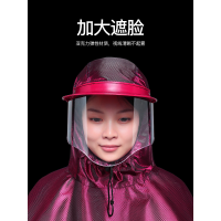 电动电瓶摩托车雨衣男女单人双人加大加厚长款全身防暴雨雨披