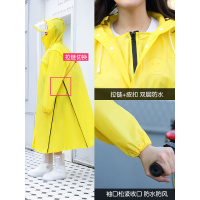 电瓶车雨衣男女成人时尚长款全身加大骑行自行车电动车拉链雨披