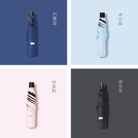 太阳伞铅笔洋伞超轻黑胶防晒防紫外线遮阳伞晴雨两用轻便