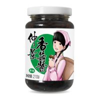 仲景 原味香菇酱 210G 仲景香菇酱暴下饭招牌网红拌面条拌米饭配粥夹馍蘑菇酱