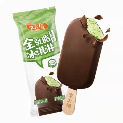 李大橘脆层绿茶口味冰淇淋65g