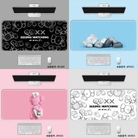 优束 鼠标垫超大号办公电脑键盘垫潮牌KAWS芝麻街书桌面垫