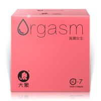 高潮女生款 天然胶乳橡胶避孕套7只装