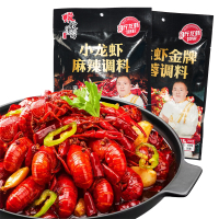 蒜蓉包+麻辣包 虾舵爷小龙虾调味料200g麻辣鲜香火锅底料海鲜烹饪酱料