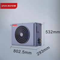 扬子空调 宽温域冷冻冷藏 变频热氟融霜冷库空气调节机组 030DWf(15~20立方米)220V电