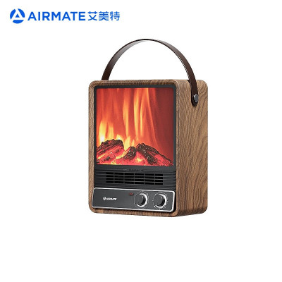 艾美特(AIRMATE)5D仿真炭火壁炉暖风机室内加热器取暖器HT15-K2