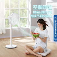 艾美特电风扇家用轻音节能大风力摇头立式风扇办公室定时大风量落地扇 CS30-X20七叶机械款