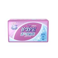 护舒宝透气纯棉感轻薄护垫淡香40片
