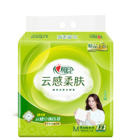 DT18098(8包)心相印云感柔肤98抽三层立体压花塑装纸面巾