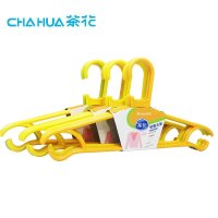 茶花(CHAHUA)5支装轻便衣架 塑料衣服撑07041T
