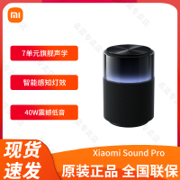 新款小米Xiaomi Sound pro高保真智能音箱小爱同学黑胶经典款音响7单元旗舰声学|40W震撼低音