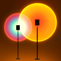 落日灯网红夕阳日落灯氛围灯客厅落地台灯小卧室投影拍照艺术余晖