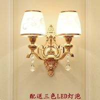 欧式创意现代简约水晶壁灯卧室床头灯过道客厅背景墙壁灯灯具