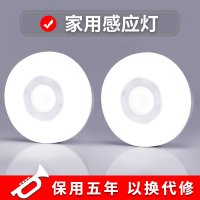 人体感应小夜灯家用楼梯过道开门智能声控光控不插电橱柜厨房壁灯