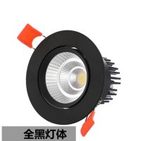 射灯嵌入式家装可调节天花灯孔洞客厅过道背景墙装饰三色变光