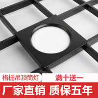 格栅灯15x15嵌入式栅吊顶灯葡萄架专用灯方形筒灯斗胆射灯
