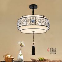 新中式客厅吊灯简约卧室餐厅欧式现代大厅书房仿古铁艺灯具