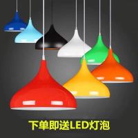 现代简约店铺商用创意餐厅吊灯单头工业风酒吧台奶茶店理发店灯罩