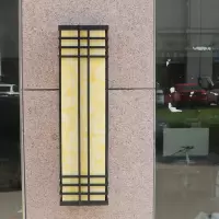 户外云石壁灯防水酒店室外灯楼盘外墙灯庭院灯具工程定制仿云石灯