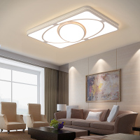 客厅大灯2021年新款简约现代大气吊灯具大厅长方形led吸顶灯套餐