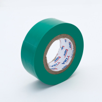 pvc阻燃绝缘胶带电工胶布黑色白色大卷防水耐温加宽电胶布|绿色(宽25mm*长25米*厚0.1m)