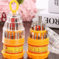 异形螺丝刀套装插座专用磁性起子工具异型三角形u型y型人字内|J35-31合一螺丝刀套装[塔状][硬度强磁性S