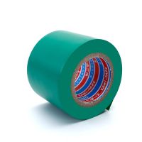 电工防水pvc绝缘胶带耐温5cm加宽粘阻燃电气包扎户外绝缘胶布|绿色（宽5公分/长20米）