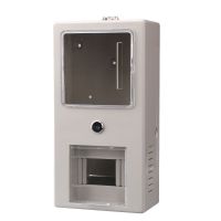 简单型电表箱经济型1户电子箱 单户出租房专用火表配电箱室内明装|带锁带空开位