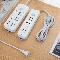 两项插头插排两脚插线板电源插座家用排插两芯拖线板两插头接线板