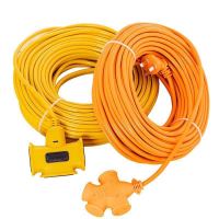 延长线插座地拖电线电动车充电插座排插廷长线室内外接线板地拖插