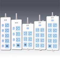 插座双usb五开关插座插排接线板电插线板线1.8/2.5/5米