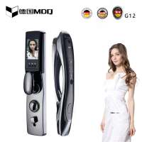 德国麦德琪MDQ智能指纹锁(G12)3D人脸识别门锁智能密码锁