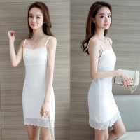 伊努特蕾丝打底吊带裙内搭性感中长款背心包臀夏季外穿莫代尔女装衬裙