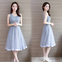 伊努特连衣裙女春夏新款中长款宽松韩版无袖包臀打底裙背心吊带裙莫代尔