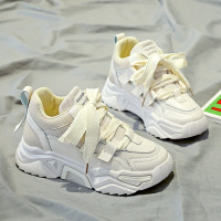 伊努特女鞋2021新款秋冬季百搭休闲老爹鞋子女ins加绒网红潮鞋