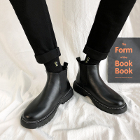 伊努特马丁靴男高帮加绒黑色皮鞋韩版百搭冬季男鞋雪地工装皮靴