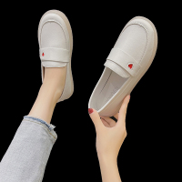 伊努特沐琹护士鞋女软底透气不累脚2022新款豆豆单鞋春秋冬医护工作