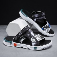 伊努特夏季皮凉鞋男外穿耐磨两用凉拖男士户外运动休闲越南沙滩拖鞋