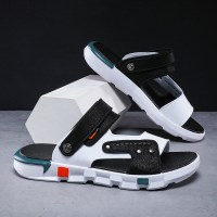 伊努特沙滩鞋男夏季2022新款运动越南拖鞋男士两用外穿开车凉鞋