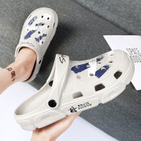 伊努特沙滩凉鞋男ins潮夏季外穿软底透气包头拖鞋男士开车两用凉拖