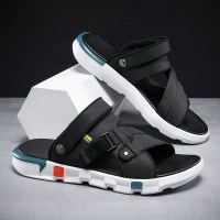 伊努特夏季沙滩皮凉鞋男款2022年新款潮外穿男生越南开车两用凉拖