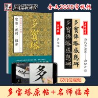 颜真卿多宝塔碑实临视频技法