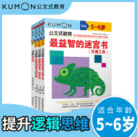 公文式教育:4-6岁专注逻辑思维和科学认知游戏书套装(共