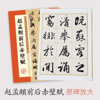 赵孟頫前后赤壁赋(历代经典碑帖高清放大对照本)